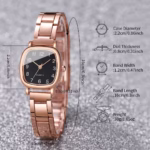 ⁦4 قطع/مجموعة مربعة أنيقة للنساء من الكوارتز⁩ - الصورة ⁦6⁩