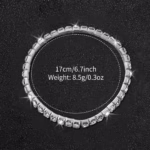 ⁦مجموعة من 6 قطع من ساعات الكوارتز النسائية الأنيقة بسوار فولاذي وأساور ألماس⁩ - الصورة ⁦5⁩